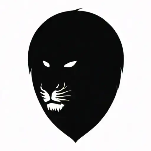 Lion Phenix Face With Cub