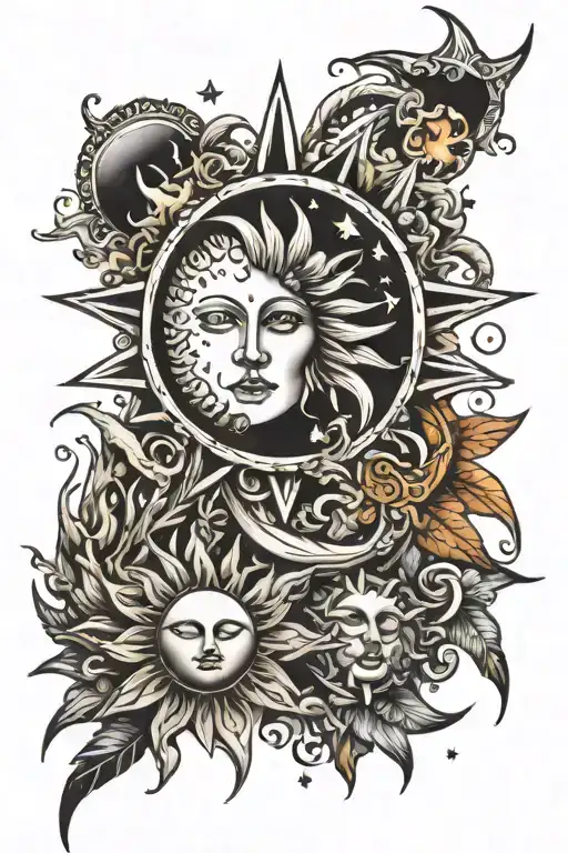 Sun Moon Stars Forming