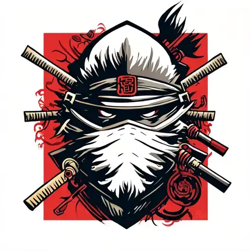 Ronin Samurai And A Ninja