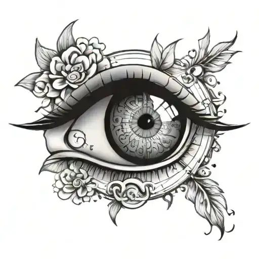 Eye Within A Clock Face