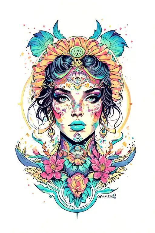 Gemini Psycadelic Art