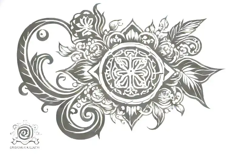 Swedish Malin Symbol Tattoo