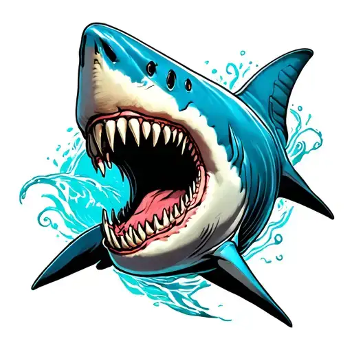 Great White Shark Jaws