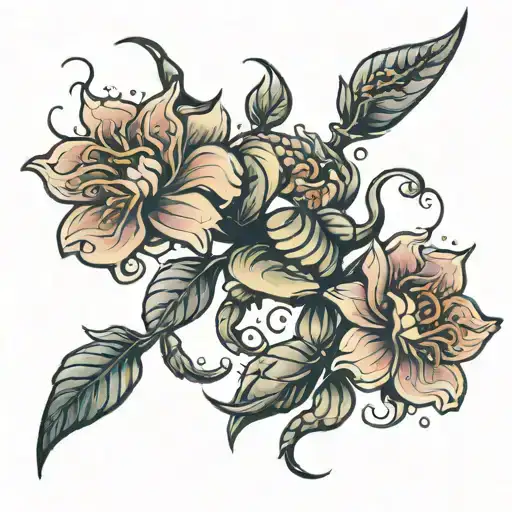 Scorpio Flowers Blooming