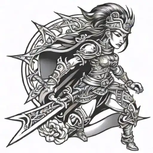 Brave Female Warrior