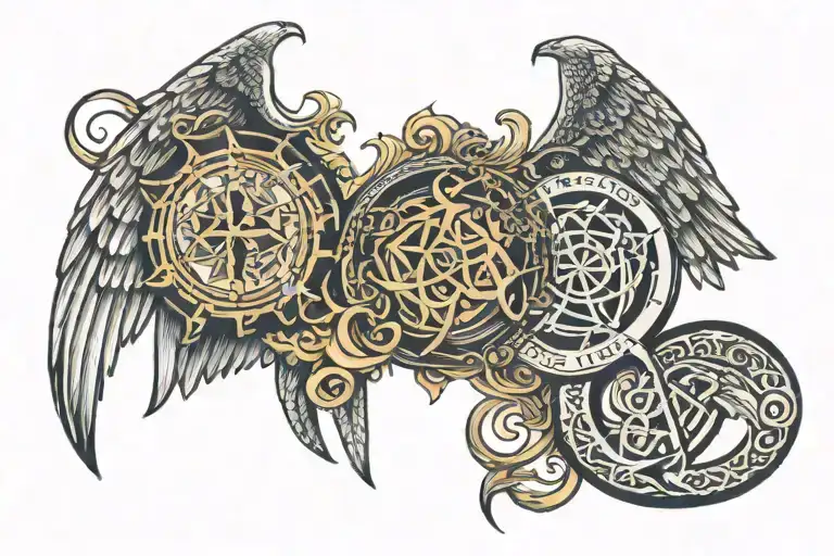 Arc Angel Michael Enochian Rune Protect