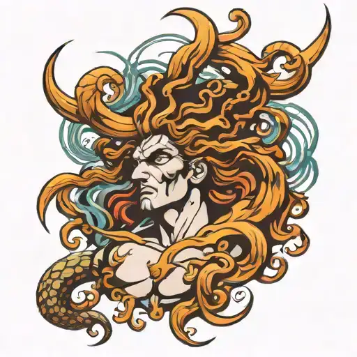 Poseidon Medusa Lightning