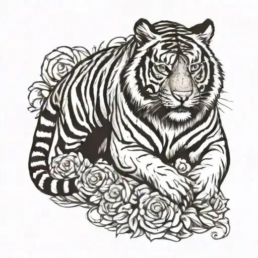 Tiger With The Inscription Tyger