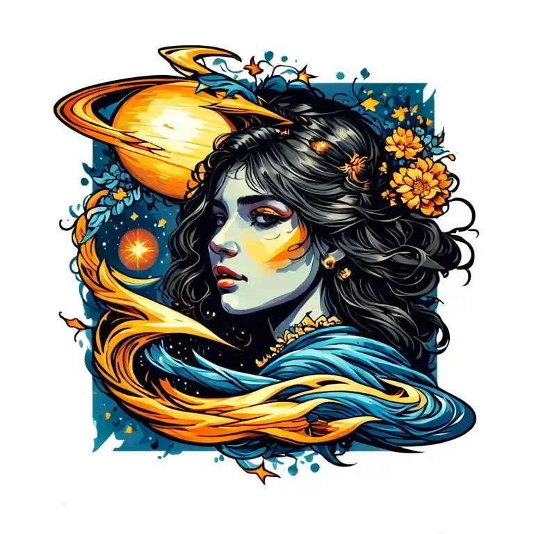 Comet Leaving A Trail