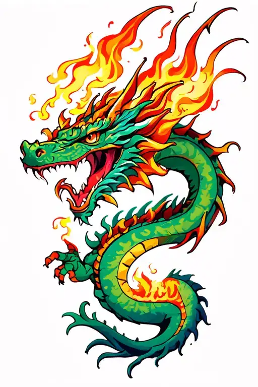 Dragon Breathing Fire