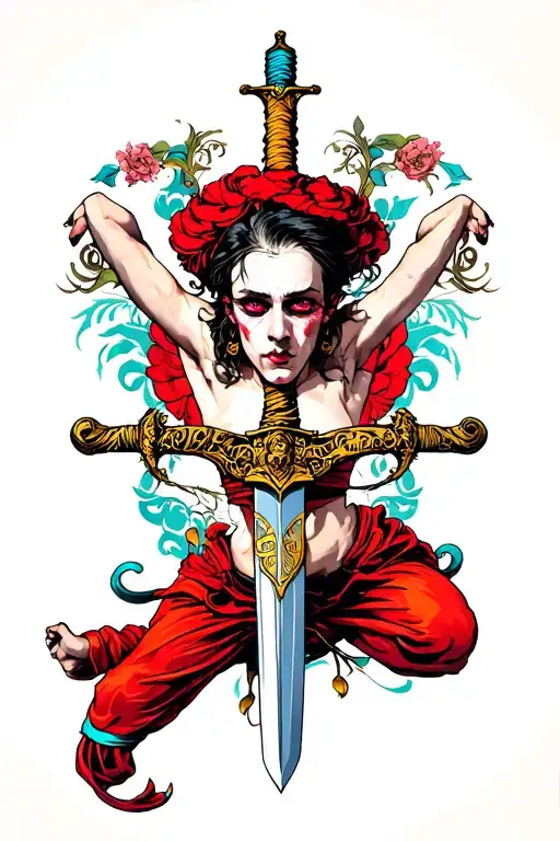 Side Show Sword Swallower