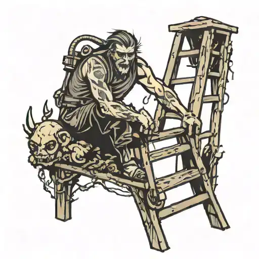 Condone Crawling Out Of Darkness Up A Ladder