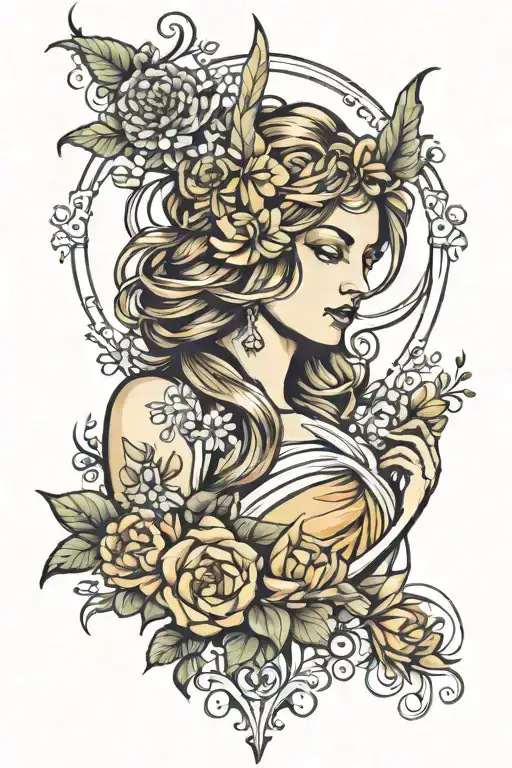 The Goddess Virgo Woman