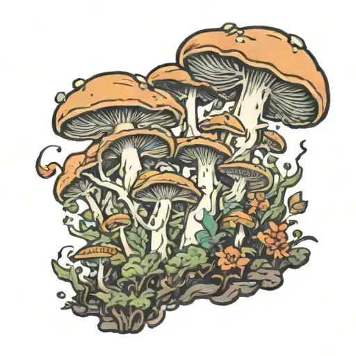 A Mushroom Forest Full Of Erect Penises