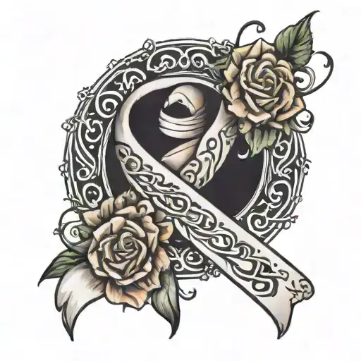 Gross And Cancer Ribbon