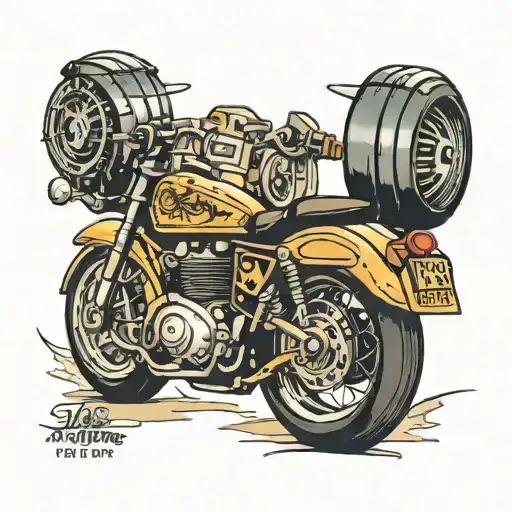 Life Is A Journey With Motorbike