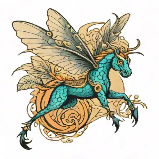 Dragon Fly Horse Jumping