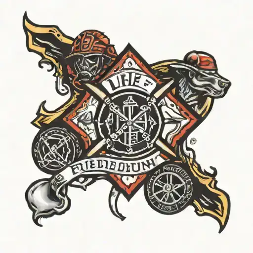 Life Family Fire Department Friendship Combined