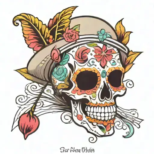 Music Sugar Skull