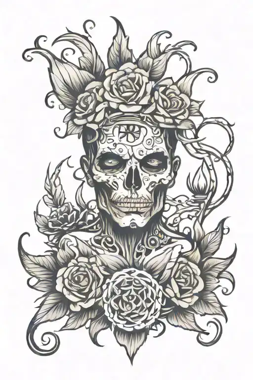 Represents Overcoming Of Trauma In Life For Men