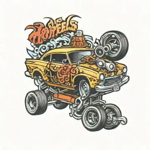 Hotwheels Car With A Traditional