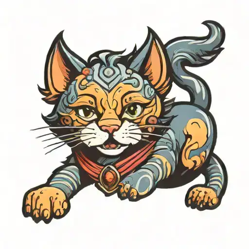 Cat Dog Cartoon Character