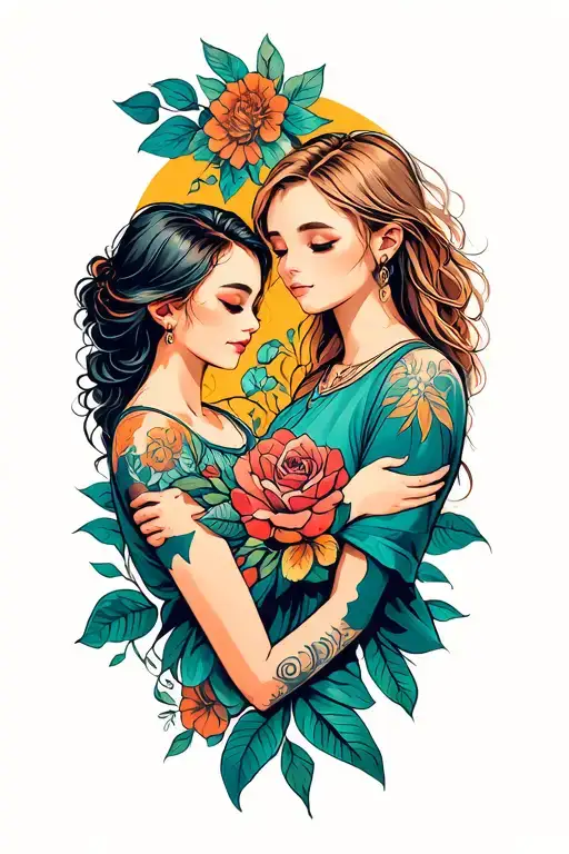 Father Daughters Playing