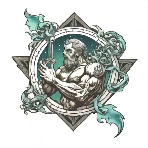 Atlas Holding Aurora Borealis