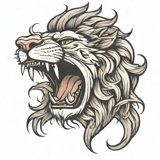 Lion Roaring