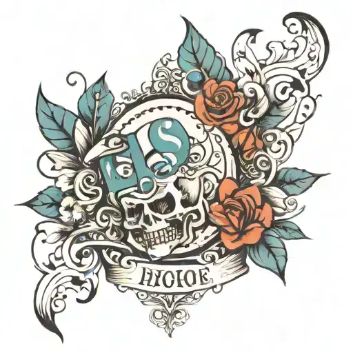 Half Sleeve With Kids Names