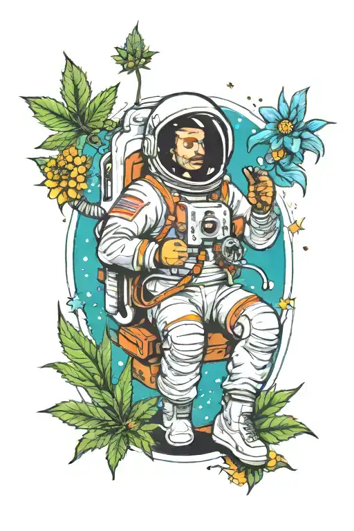 Weed And Bet On Me And Astronaut