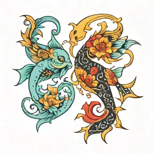 Zodiac Sign Cancer And Pisces Sign Mixed