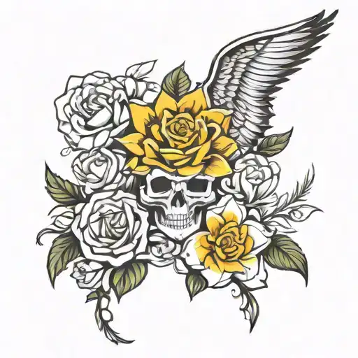 Create A Tattoo For May Dad Named Arturo Born On November 11 1964 Died On May 1 2024