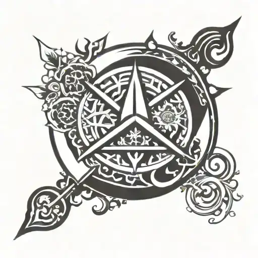 Hindusim Symbol For Wisdome Power Unity Equilibrium Peace