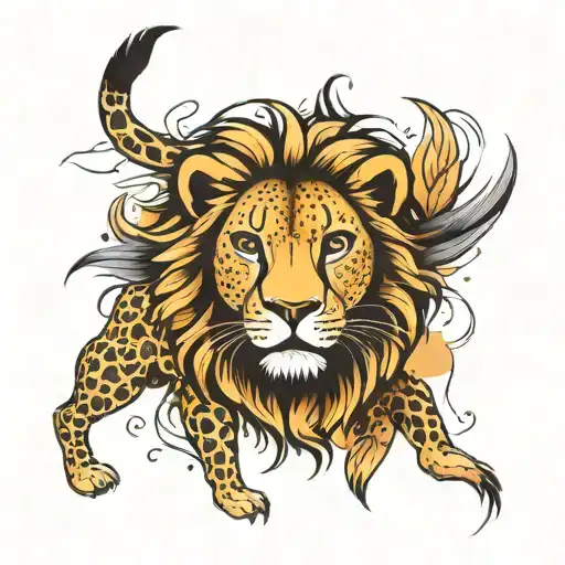 Half Lion Half Cheetah
