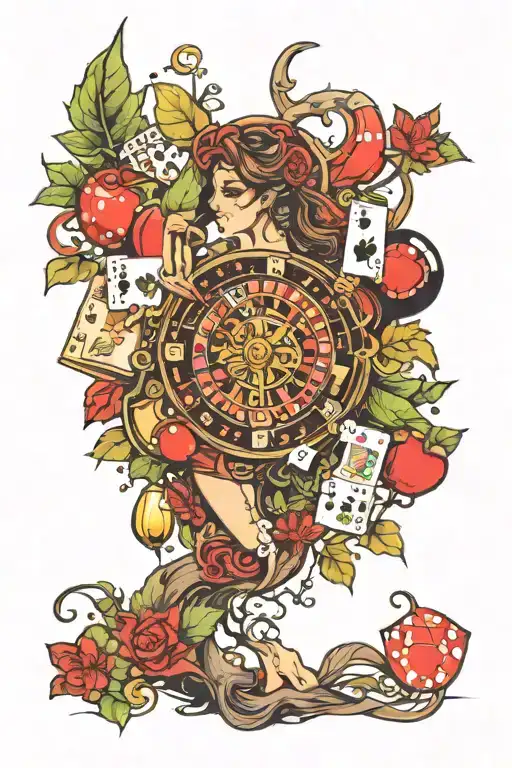 Gambling And Mother Nature Scene