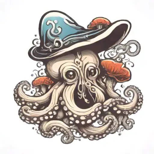 Mushrooom With Octopus Tentacles