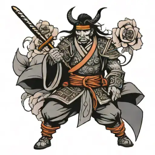 A Samurai Rose