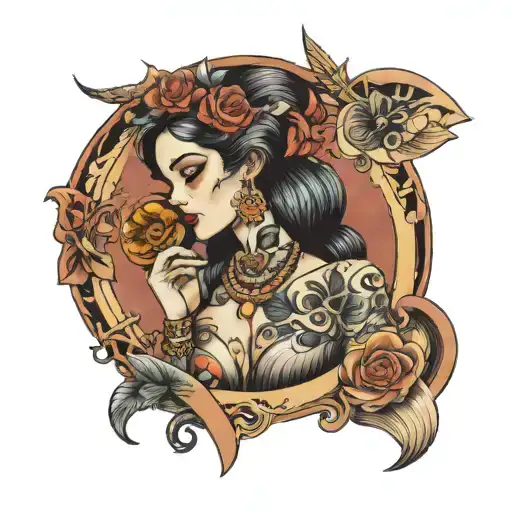 A Beatufiul Lady And Her Money Love And Power