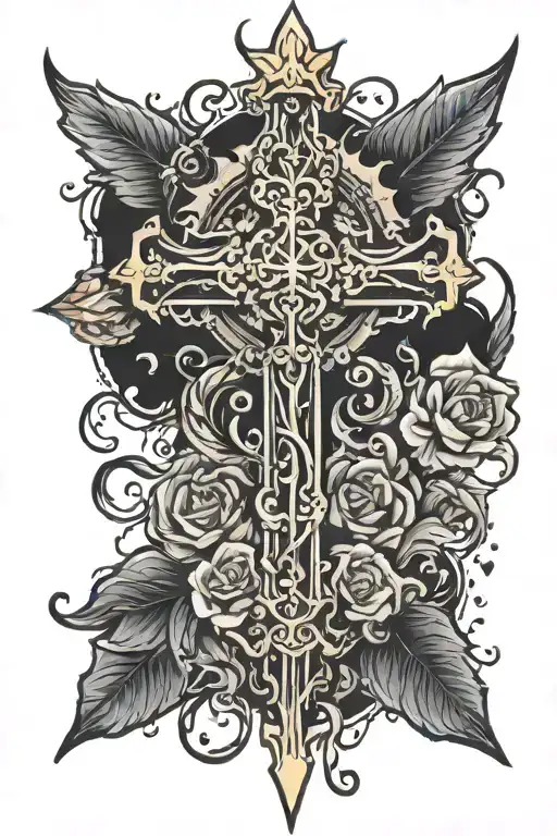 Cross Shining In The Darkness