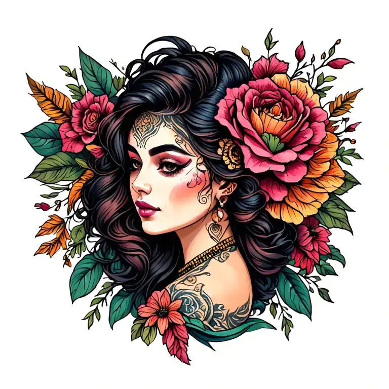 Back Tatto For Ladies