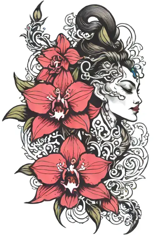 Shiva Tattoo Orchid