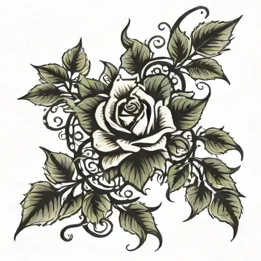 Thorn Vine Around Biceps