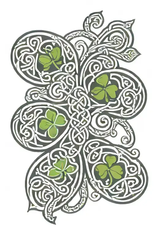 Celtic Knot 3 Leaf Clover