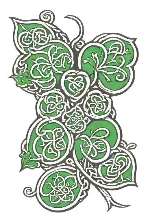 Celtic Knot 3 Leaf Clover