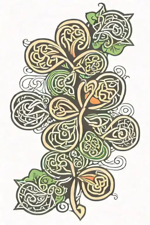 Celtic Knot 3 Leaf Clover