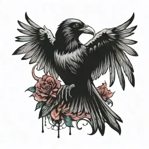 Raven Killing A Dove