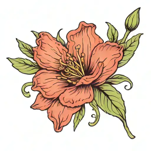 Fineline Birth Flower February And July Birth Flower