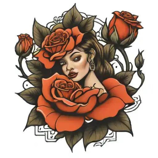 Arabella Rose With A Rose