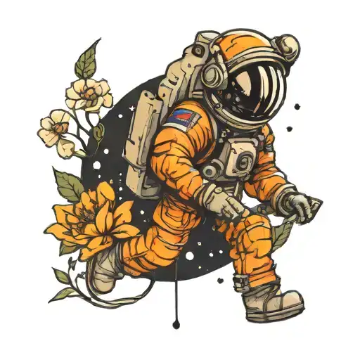 Astronaut Flowers